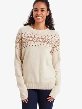 Sherpa Adventure Gear NWT Yeshe Crewneck Wool Blend Sweater Size Small FALL25